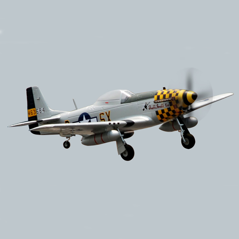 TOP-RC-HOBBY-P-51-Mustang-Spannweite-von-750mm-EPO-RC-Flugzeug-Kriegsvogel-Bausatz-1895218-3